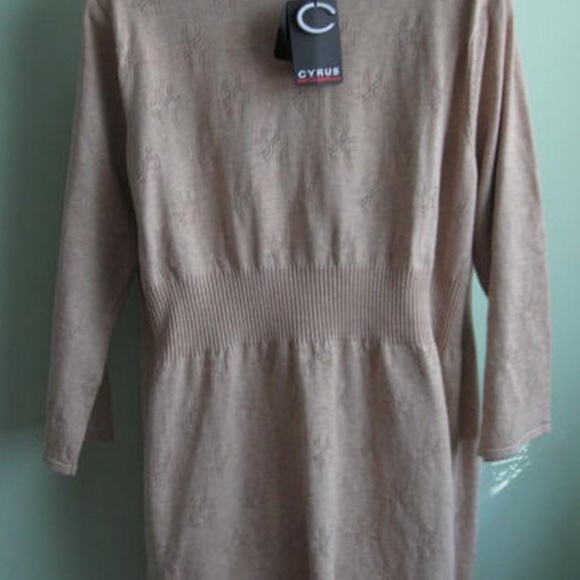 Button-Free Beige Mixed Textured Sweater Jacket - Picture 2 of 4